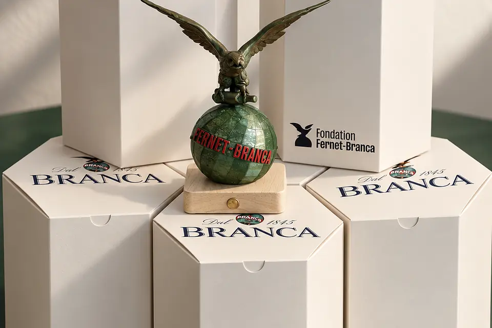 Les statuettes et leurs boîtes hexagonales