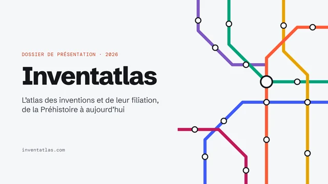 Première page du dossier de présentation d'Inventatlas