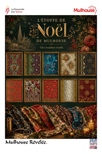 Carte postale : L'Étoffe de Noël
