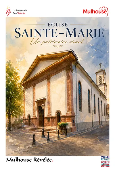 Carte postale : Église Sainte-Marie