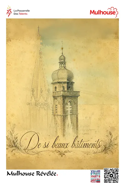 Carte postale : De si beaux bâtiments
