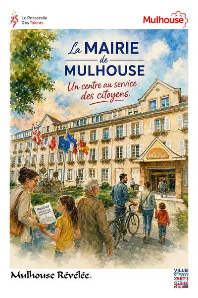 Carte postale : Mairie de Mulhouse