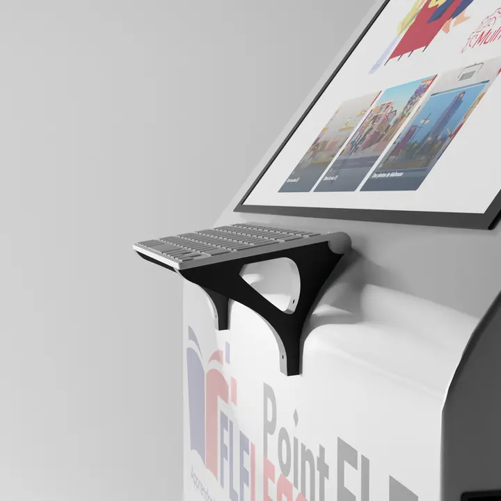 Détail du clavier et de l'écran