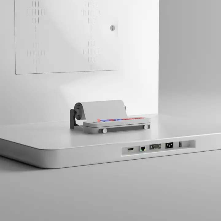Imprimante et connectique du socle
